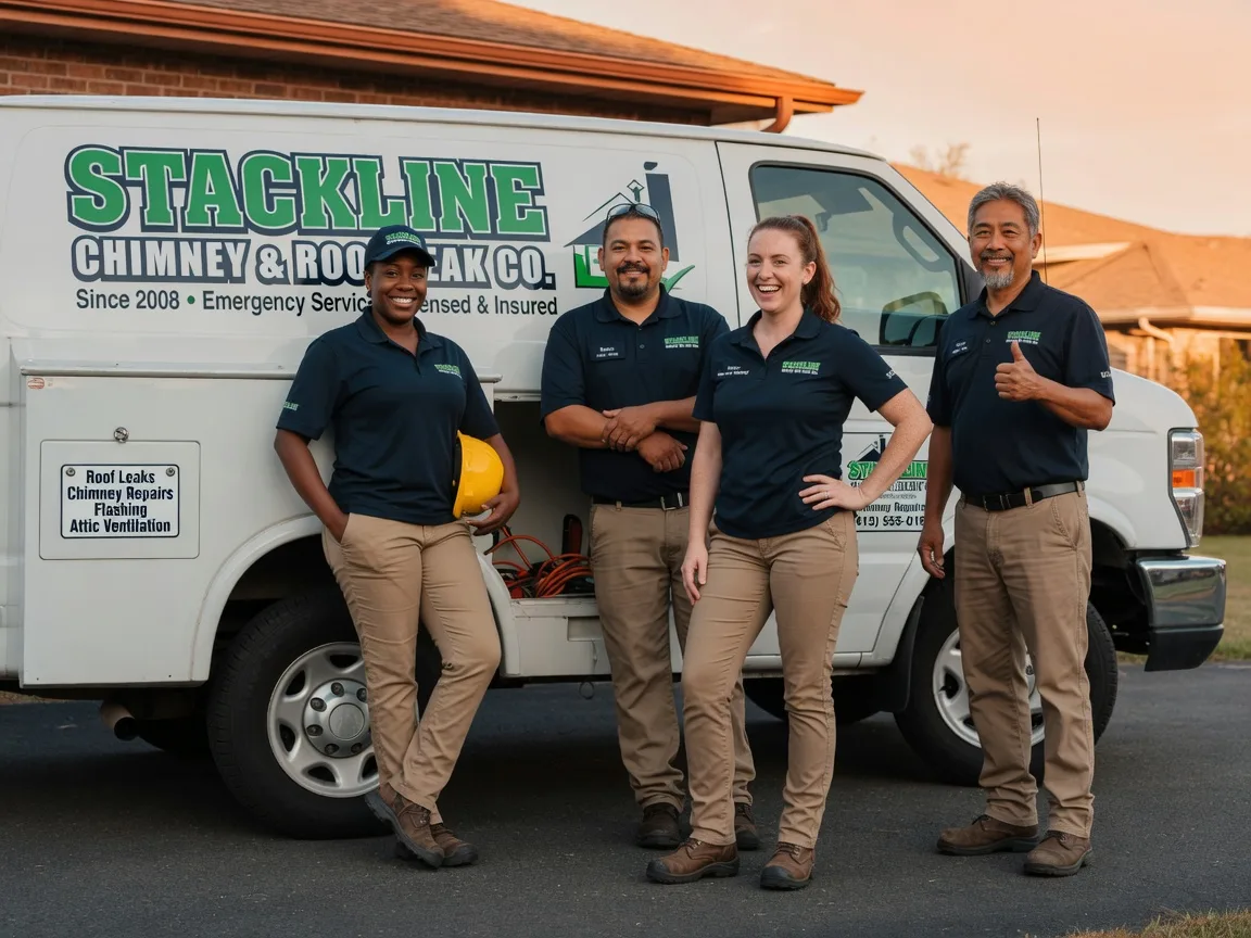 Chimney flashing repair company in Junction City, WI